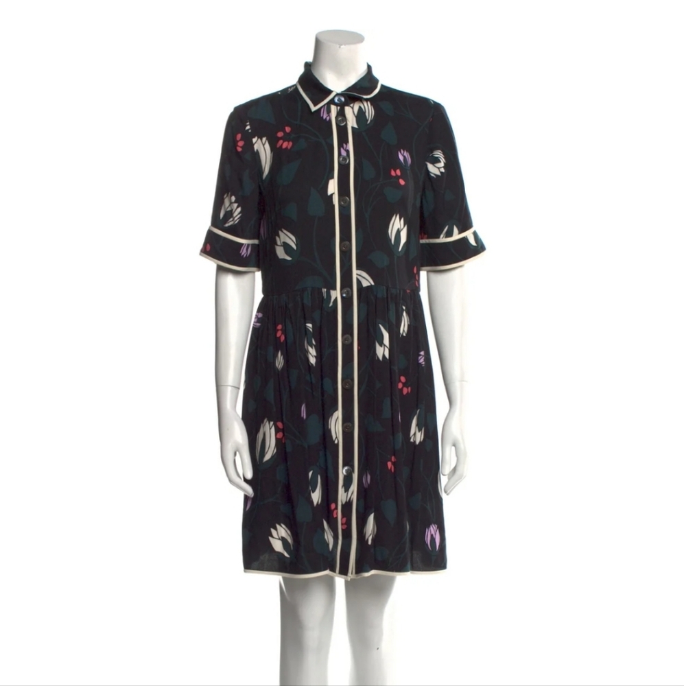 Kate Spade collard floral dress